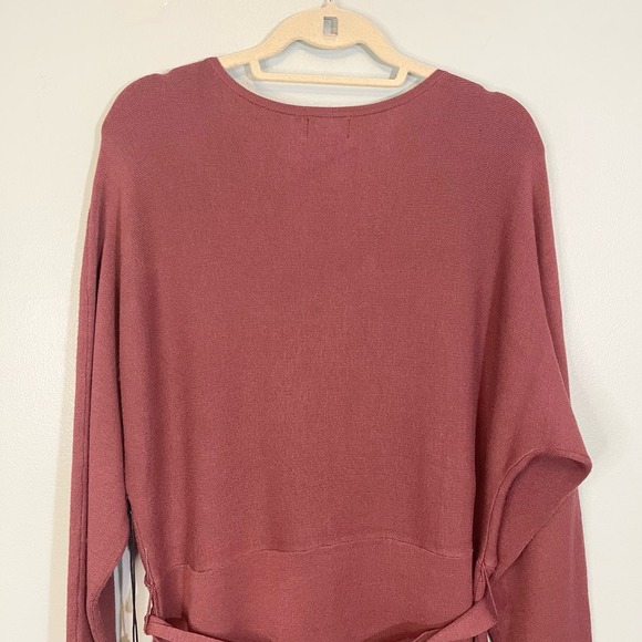 Nicole Miller Women's Red Suplice Long Sleeves Knitted Maxi Dress Size XL NWT - Picture 10 of 12